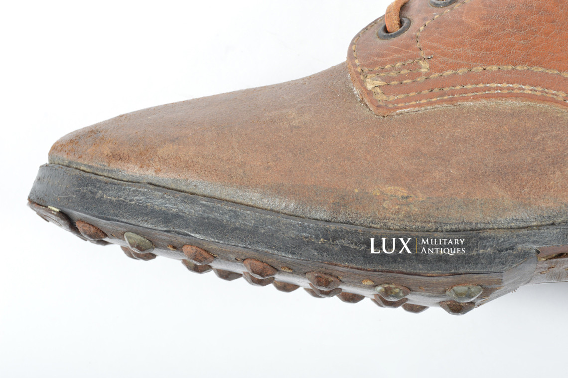 Late-war German low ankle combat boots, « RBNr » - photo 12