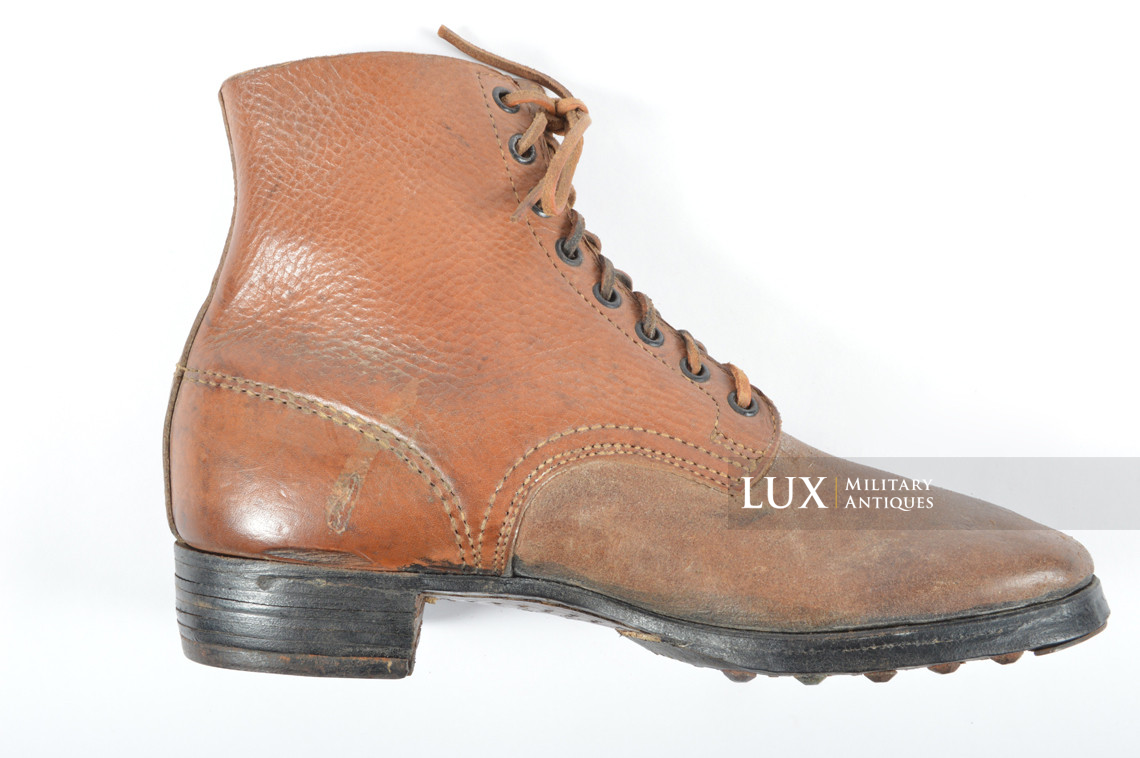 Late-war German low ankle combat boots, « RBNr » - photo 13