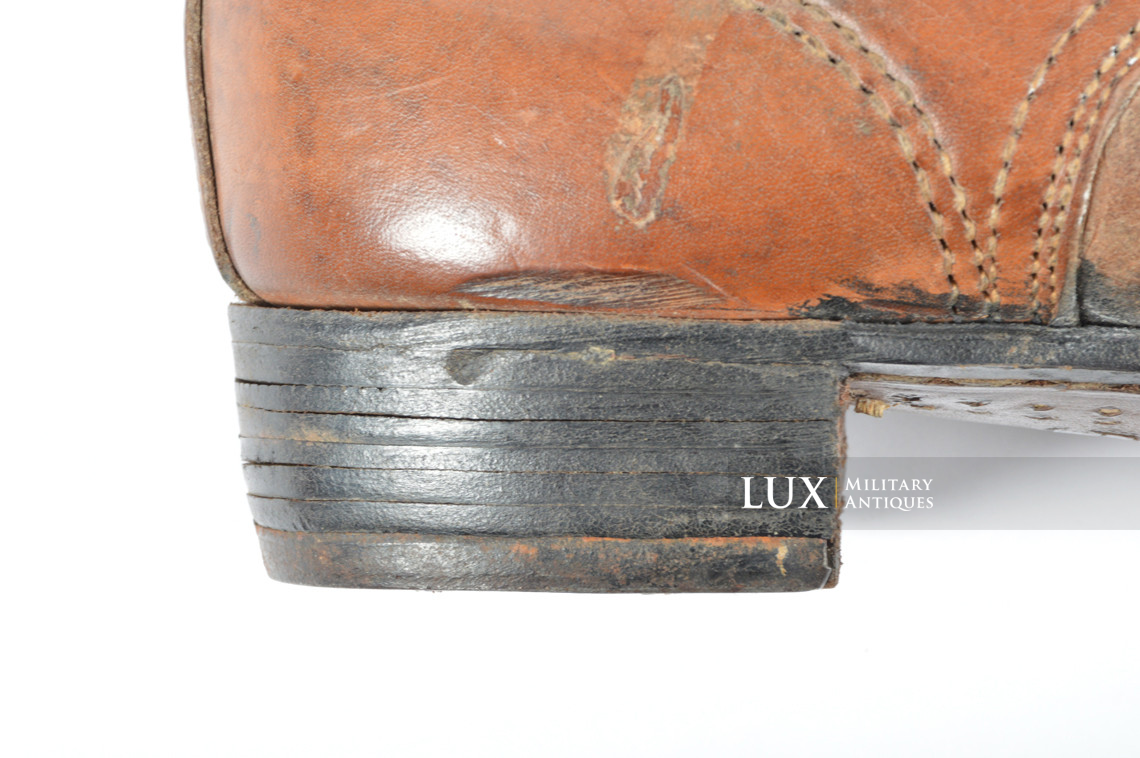 Late-war German low ankle combat boots, « RBNr » - photo 15