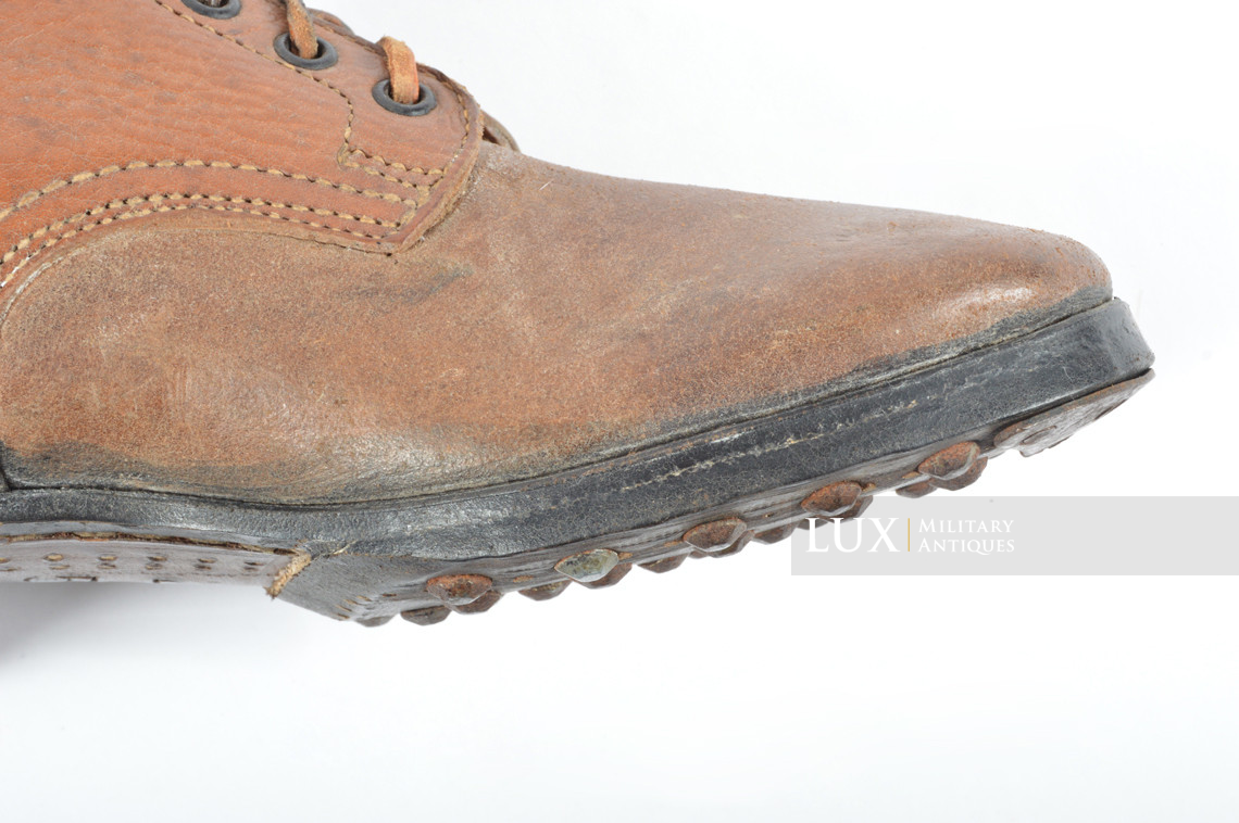Late-war German low ankle combat boots, « RBNr » - photo 16
