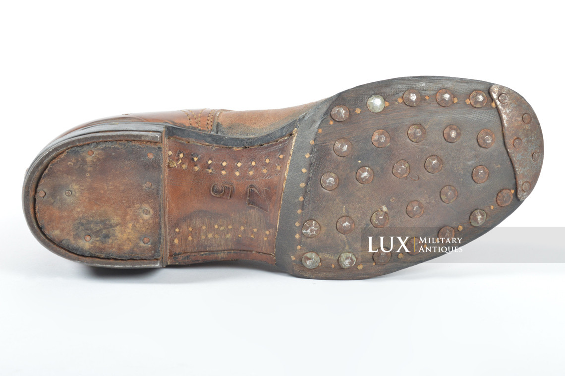 Late-war German low ankle combat boots, « RBNr » - photo 17