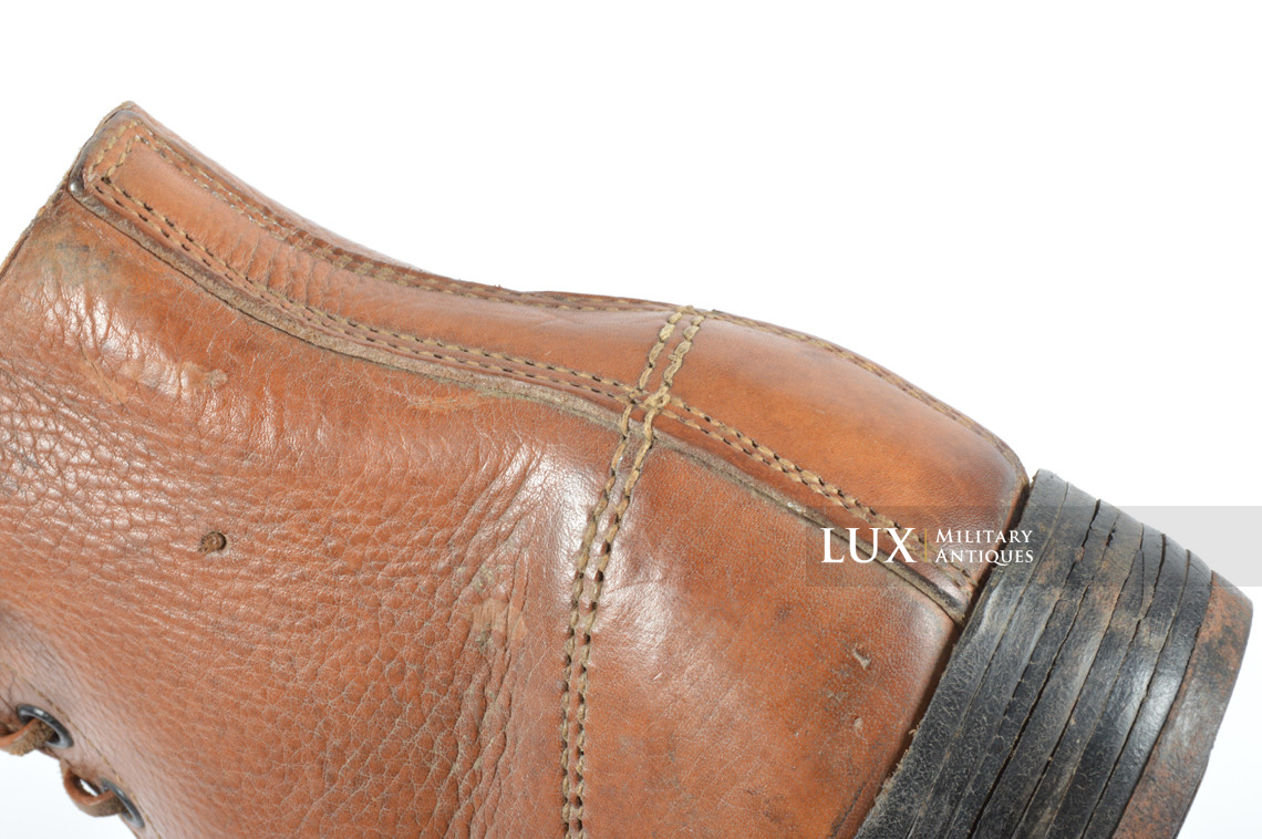 Late-war German low ankle combat boots, « RBNr » - photo 22