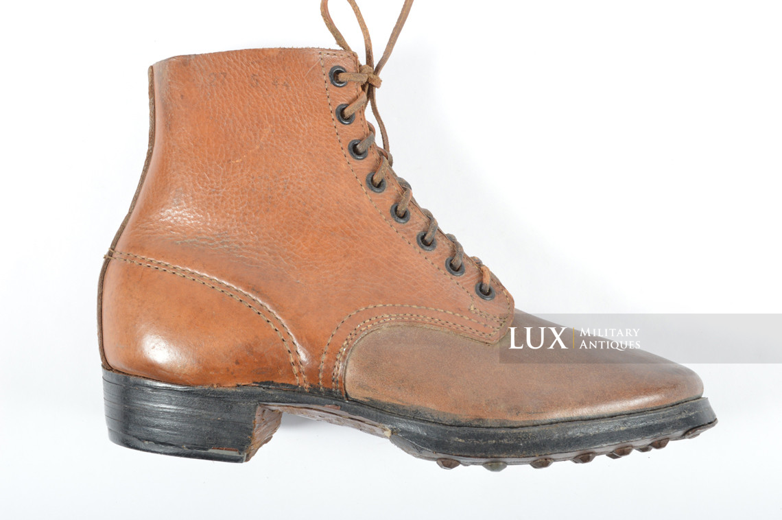 Late-war German low ankle combat boots, « RBNr » - photo 23