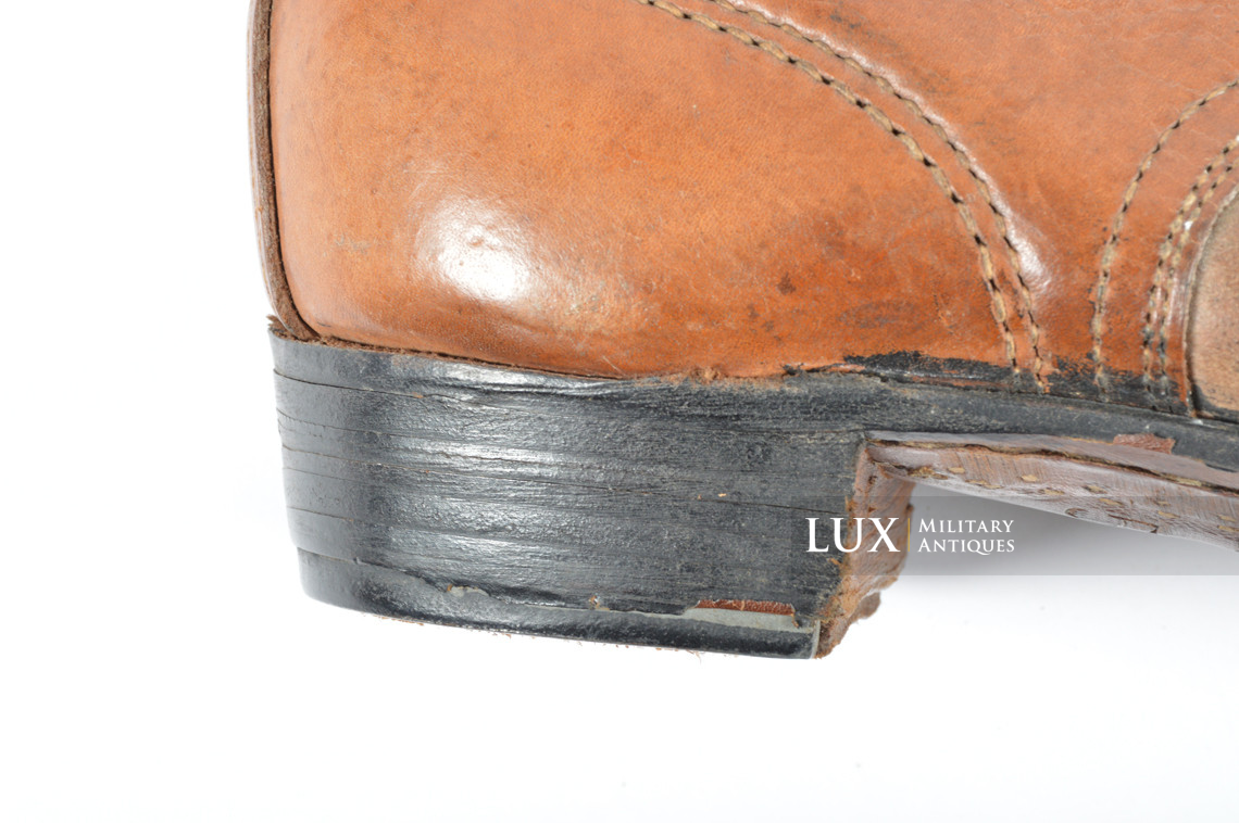 Late-war German low ankle combat boots, « RBNr » - photo 26