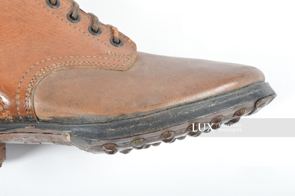 Late-war German low ankle combat boots, « RBNr » - photo 27