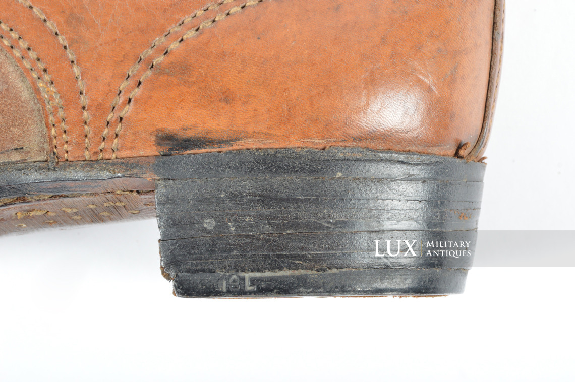 Late-war German low ankle combat boots, « RBNr » - photo 30