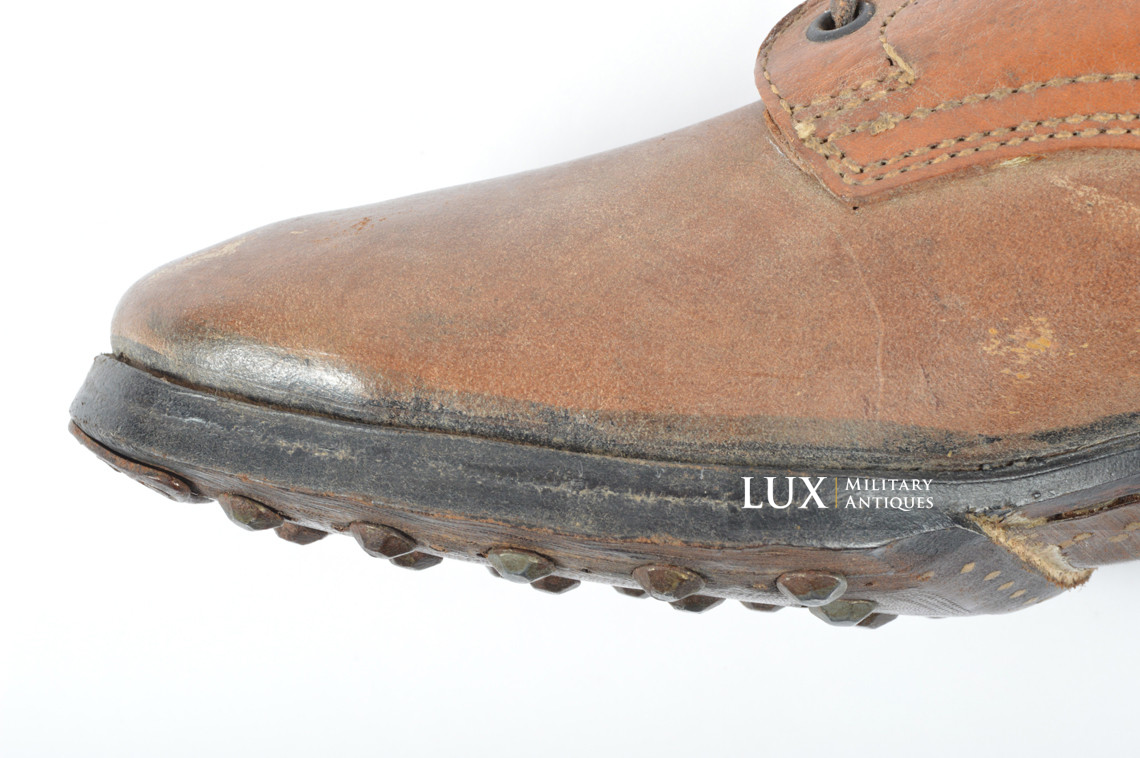 Late-war German low ankle combat boots, « RBNr » - photo 31