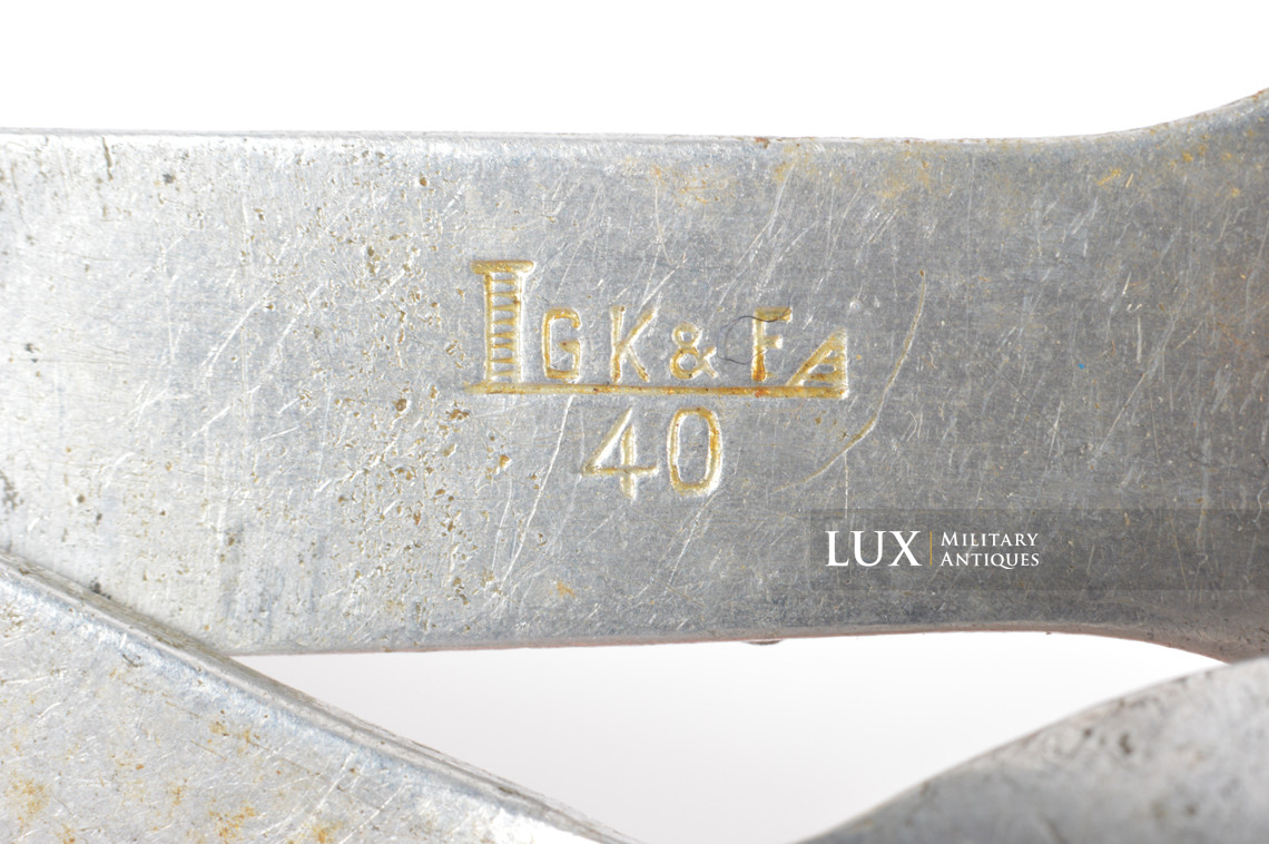 German field spoon/fork combo cutlery set, named, « LGK&F 40 » - photo 10