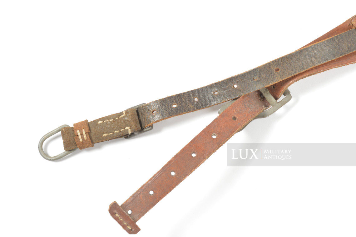 German combat Y-straps, « captured french leather variation » - photo 21