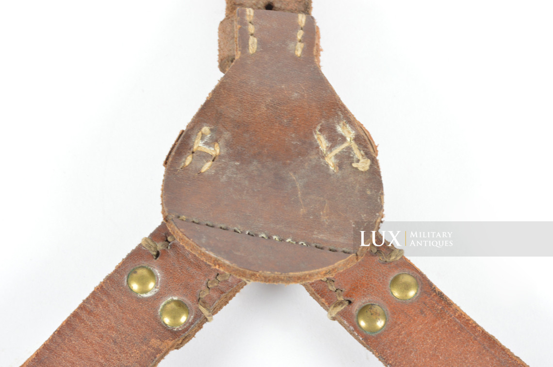 German combat Y-straps, « captured french leather variation » - photo 24
