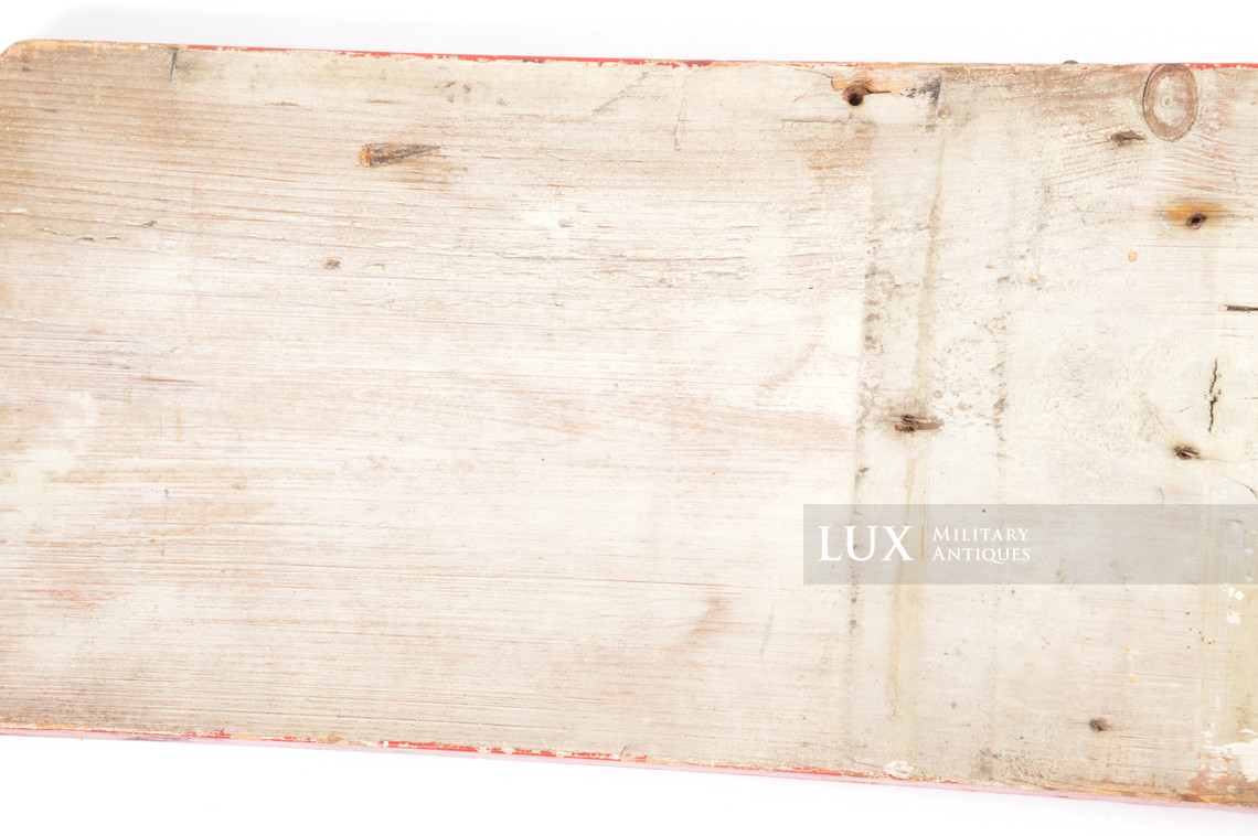 German wooden sign « ORST-KOMMANDANTUR » - photo 42