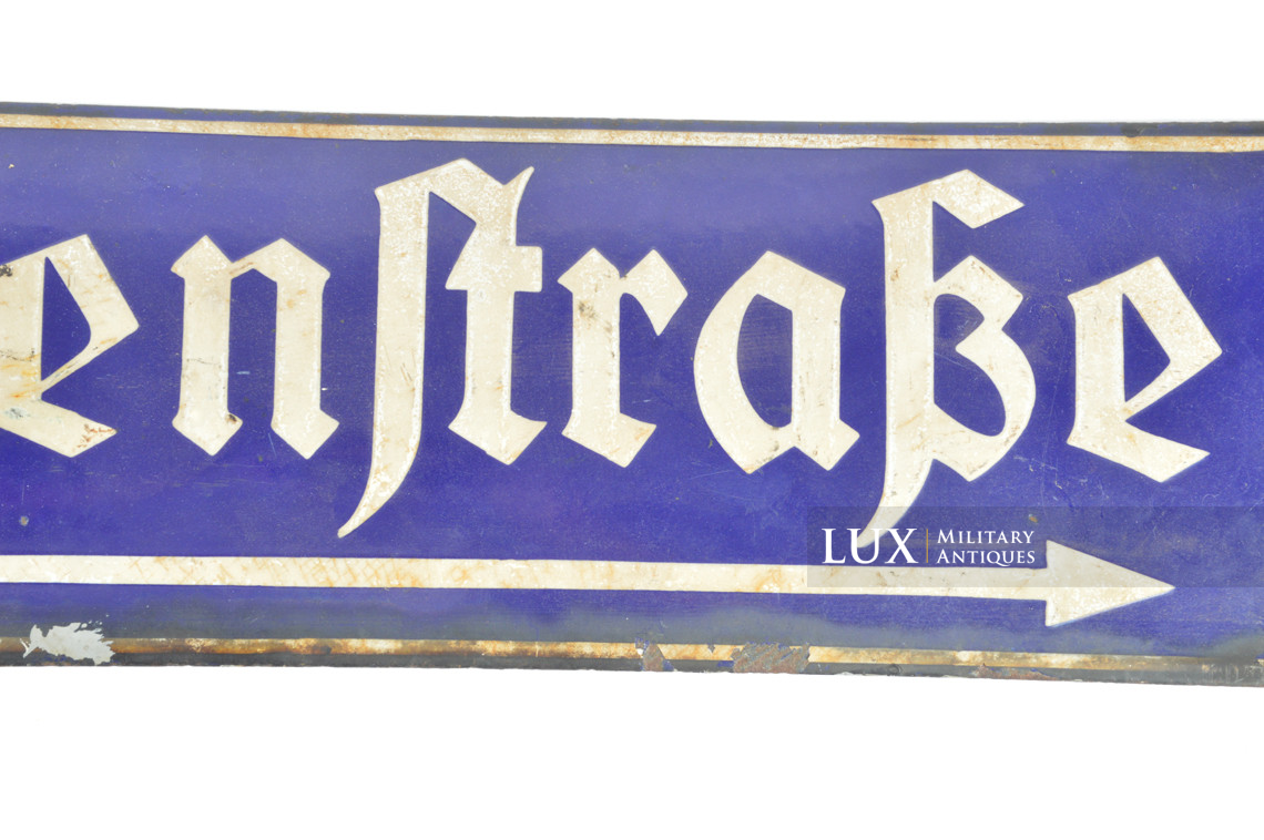 German enamelled street sign, « Margratenstrasse » - photo 10