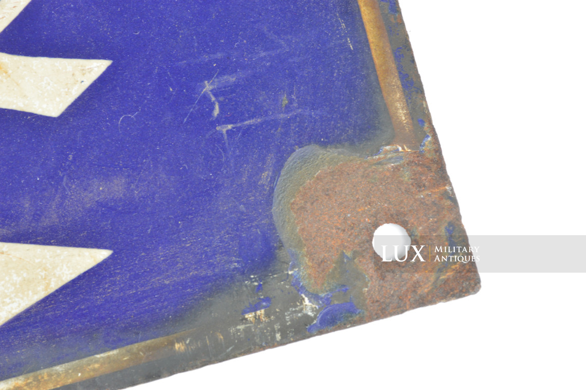 German enamelled street sign, « Margratenstrasse » - photo 11