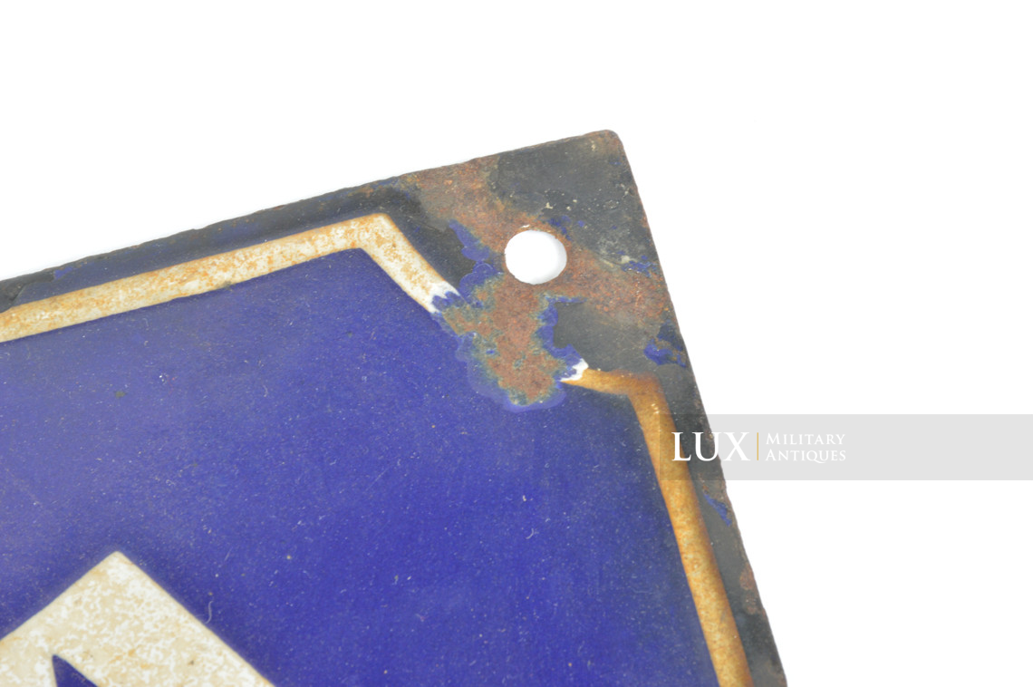 German enamelled street sign, « Margratenstrasse » - photo 12