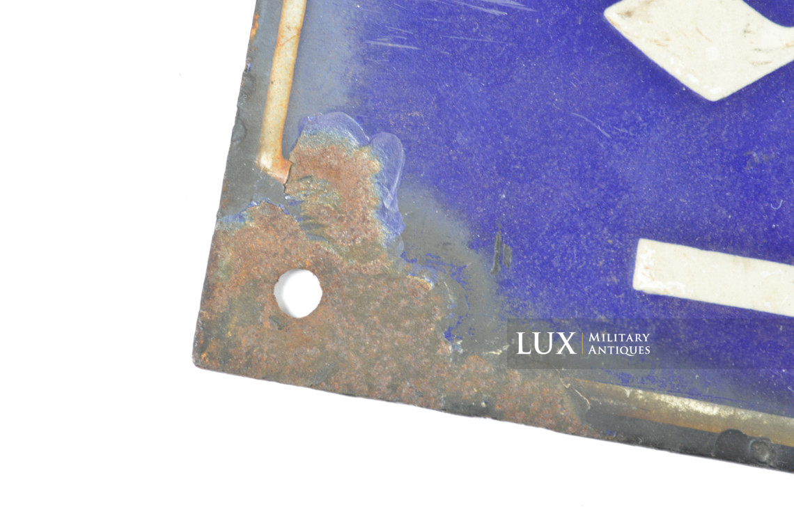 German enamelled street sign, « Margratenstrasse » - photo 13