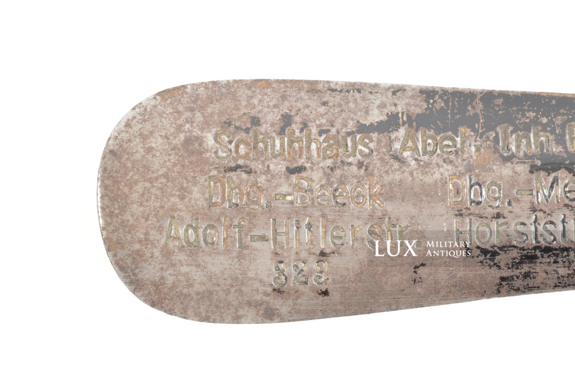 Period German shoehorn, « Adolf-Hitler Str. 323 » - photo 7