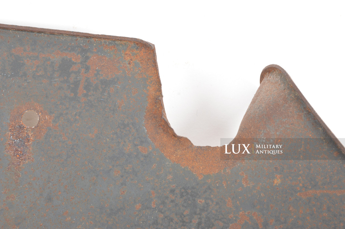 Rare battle damaged Heer vehicle license plate, « MALMEDY » - photo 14