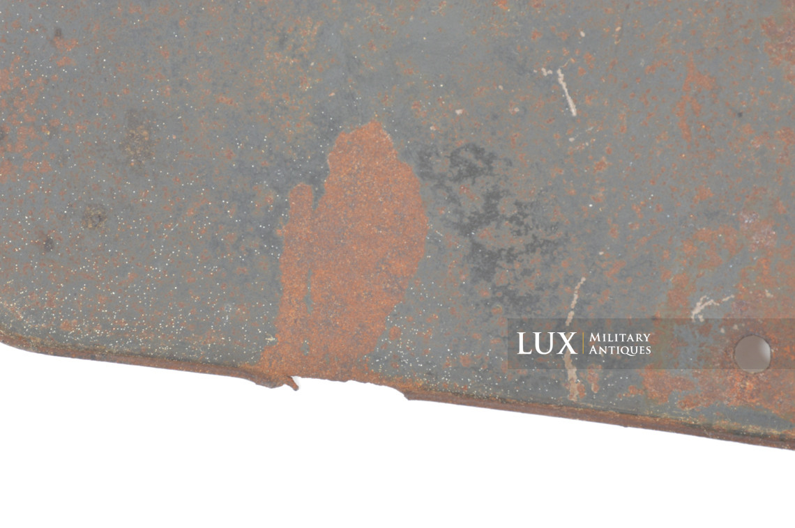 Rare battle damaged Heer vehicle license plate, « MALMEDY » - photo 15