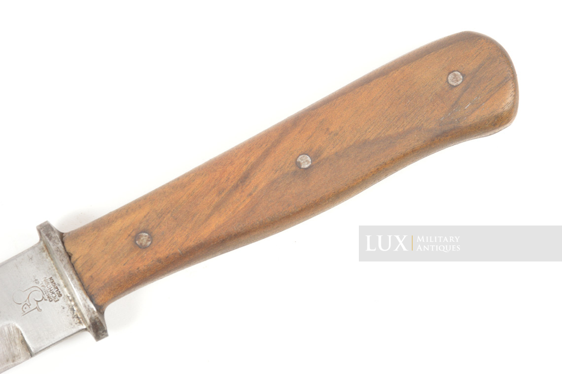 Couteau de combat allemand Heer / Waffen-SS avec une rare variante de fourreau - photo 13