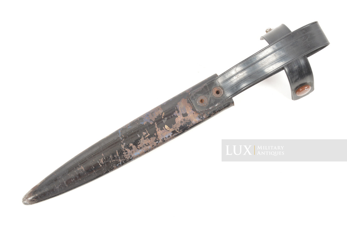 Couteau de combat allemand Heer / Waffen-SS avec une rare variante de fourreau - photo 20
