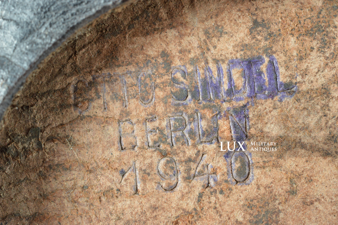 Porte pelle précoce en cuir noir, « OTTO SINDEL 1940 » - photo 8