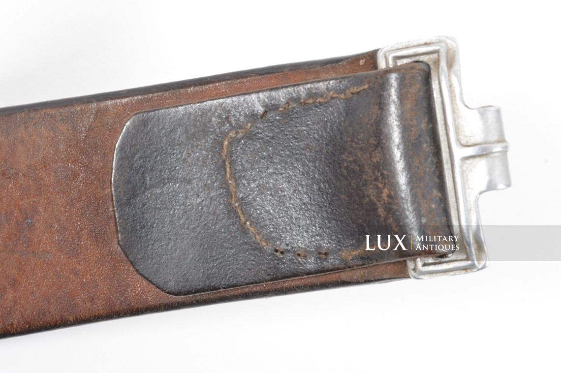 Rare cuir de ceinturon précoce SS-VT, « RZM 48/40 SS » - photo 9