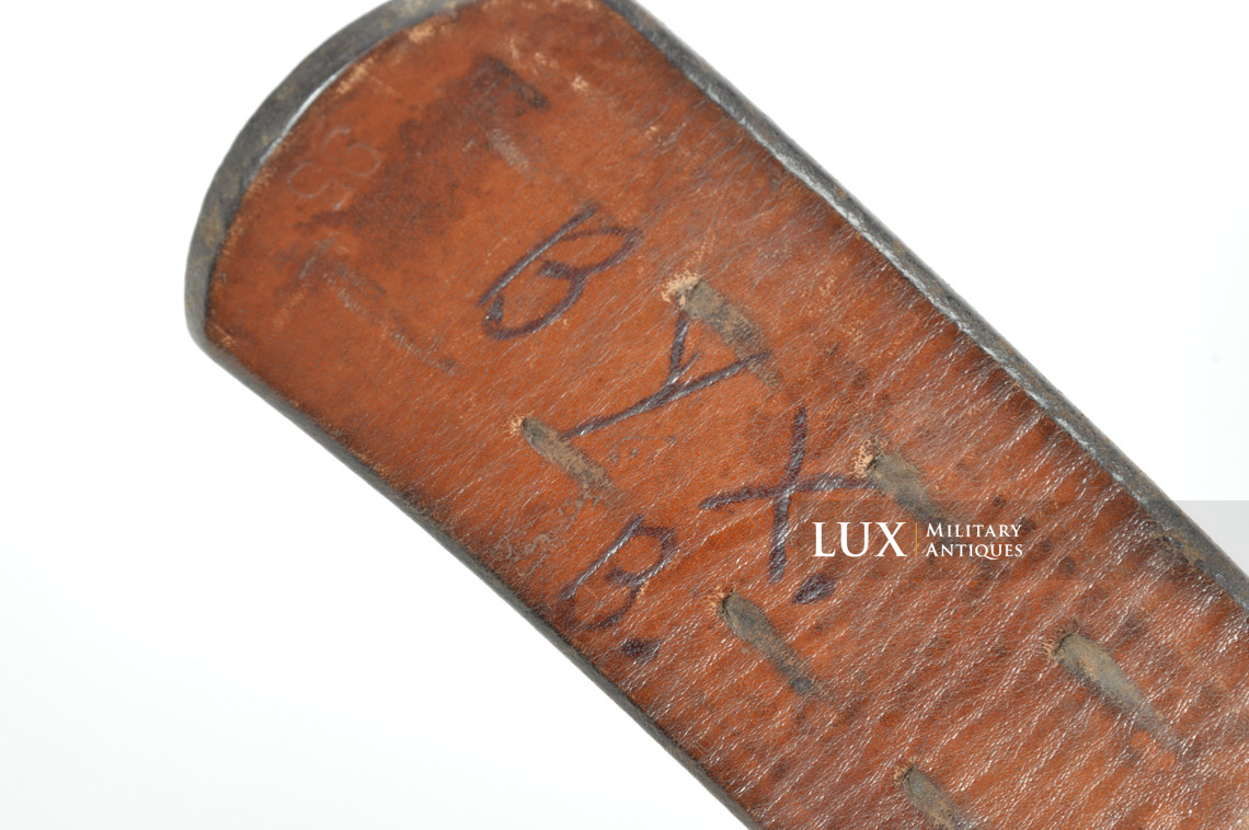 Rare cuir de ceinturon précoce SS-VT, « RZM 48/40 SS » - photo 16
