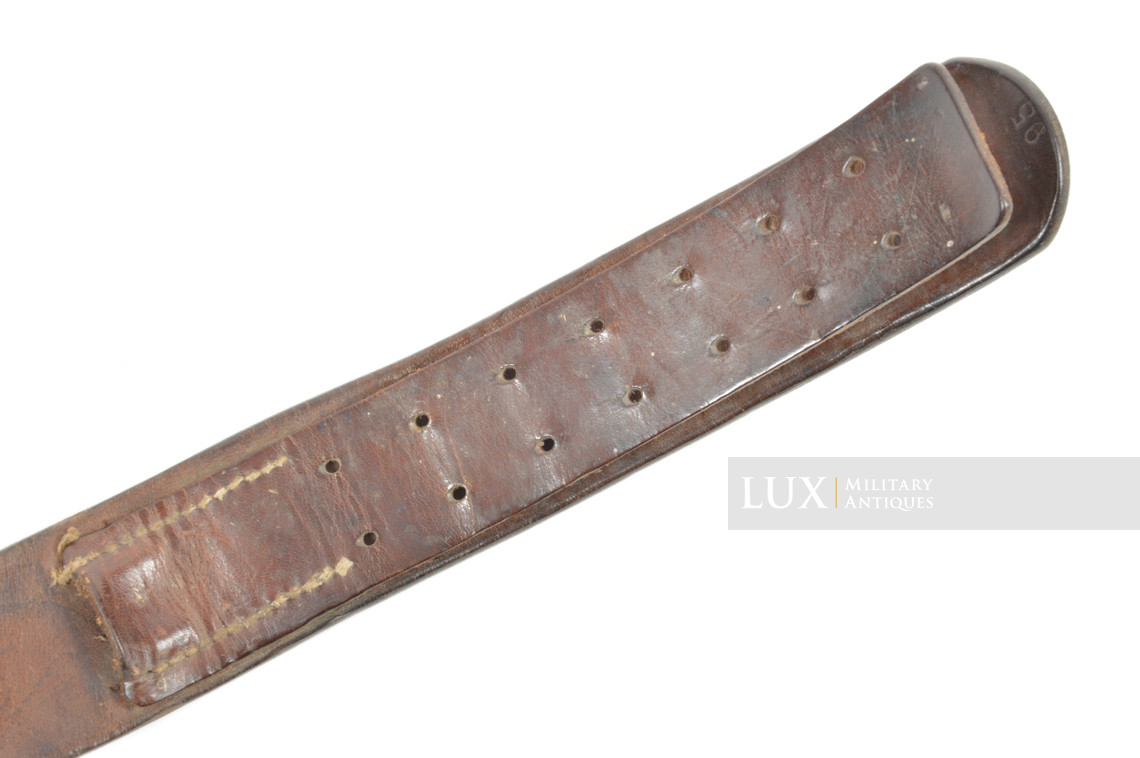 Cuir de ceinturon Heer / Waffen-SS milieu de guerre - photo 11