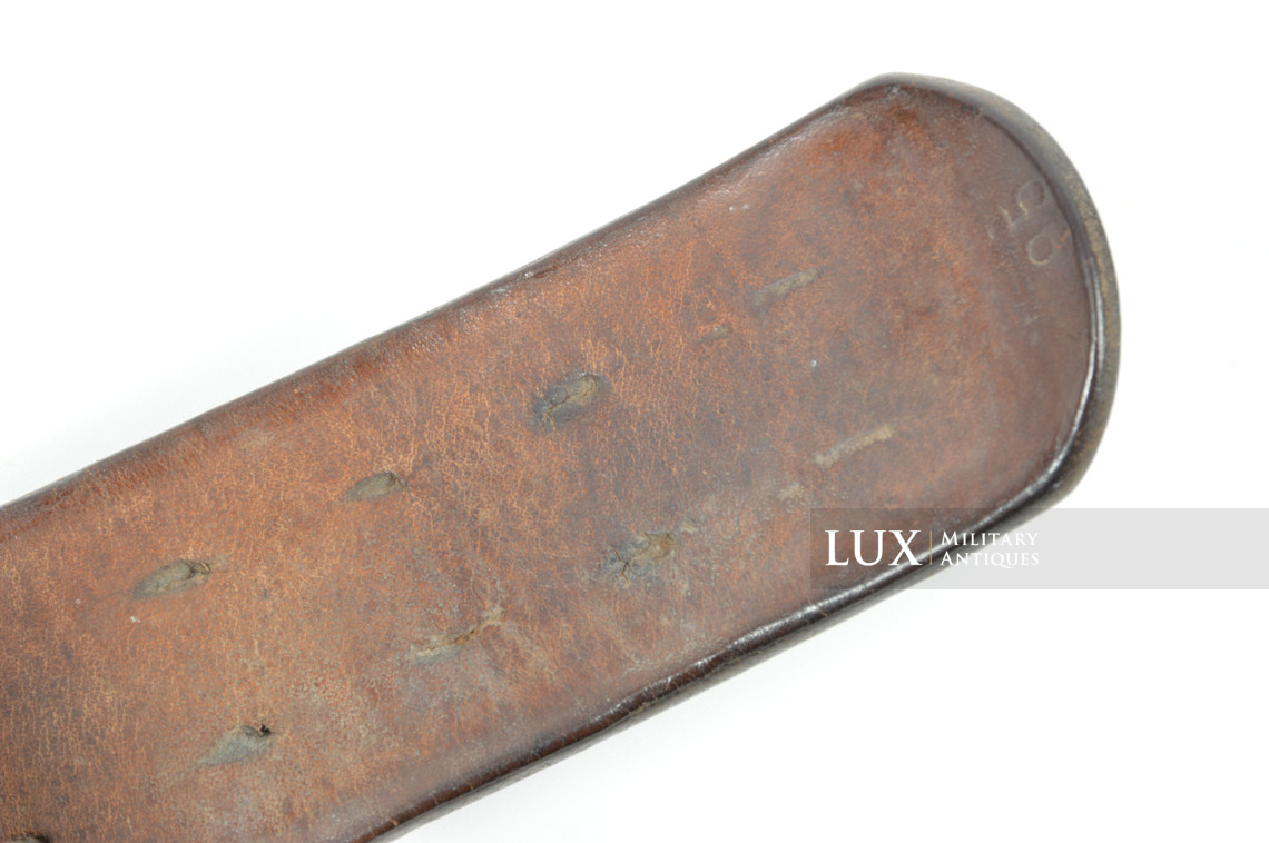 Cuir de ceinturon Heer / Waffen-SS milieu de guerre - photo 13