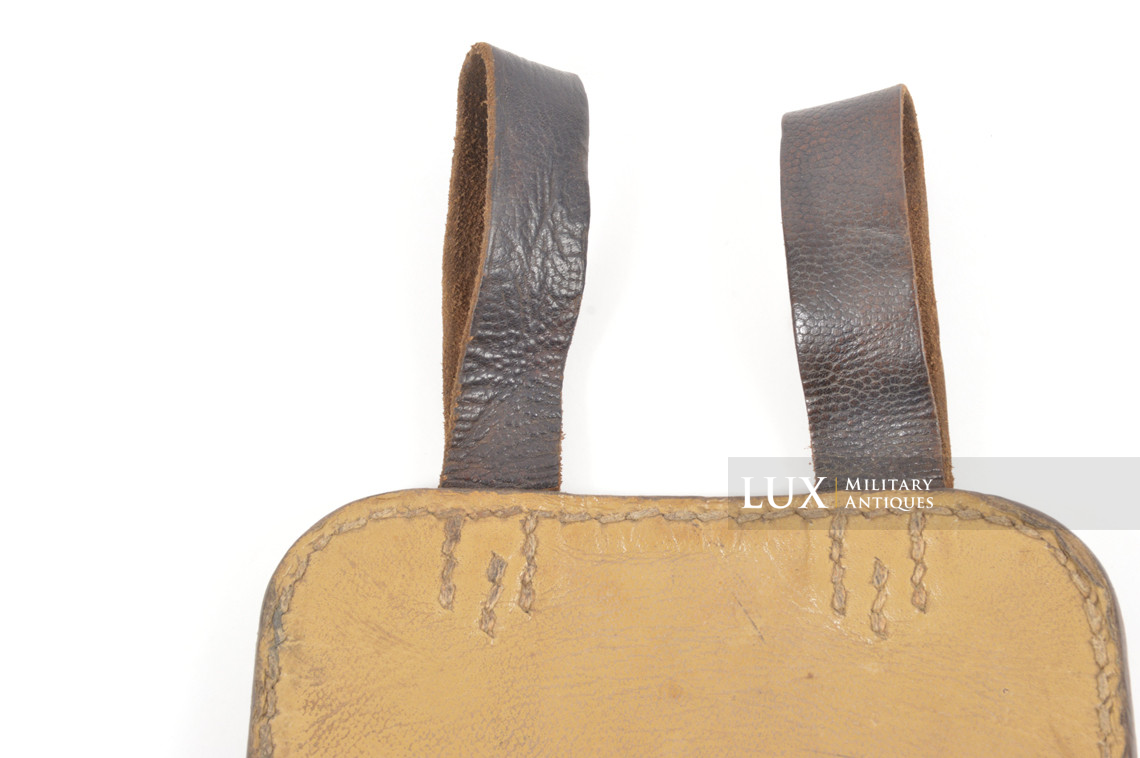 Porte pelle allemand fin de guerre en carton pressé jaune sable, « jWa 4 » - photo 15