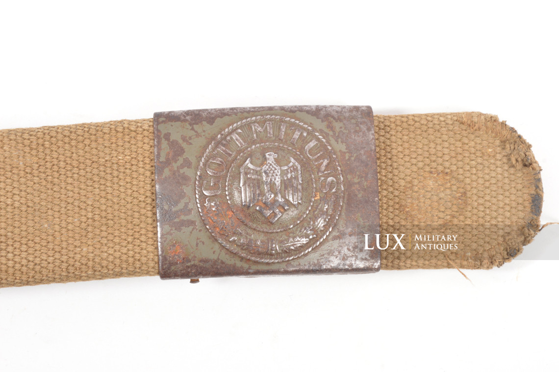 Heer tropical EM's combat belt and buckle set, « NOELLE & HUECK 1940 » - photo 8