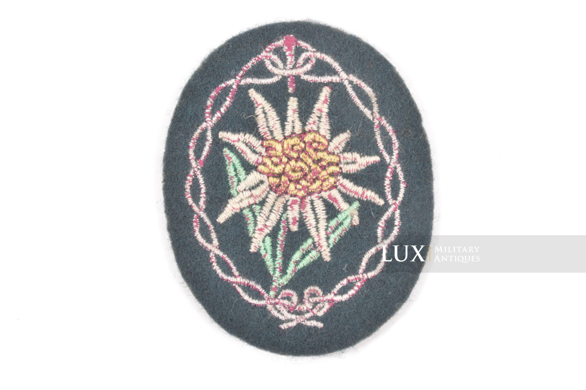 German Gebirgsjäger sleeve patch, « Edelweiss » - photo 8
