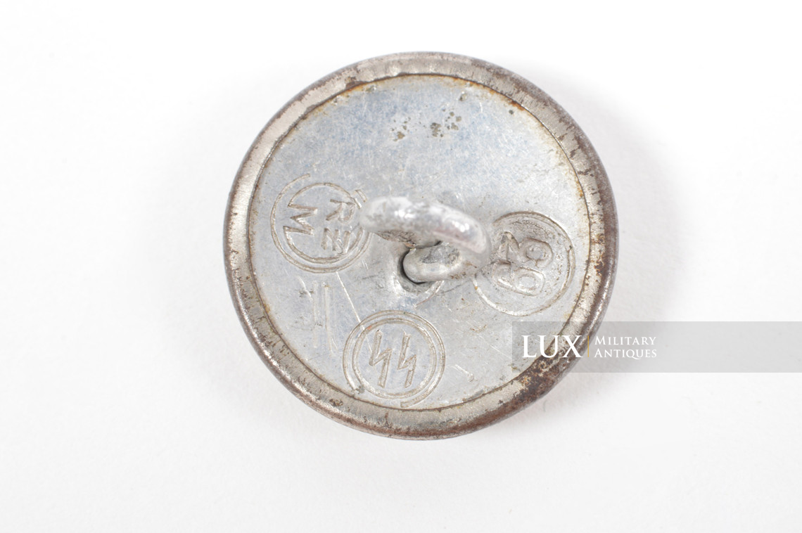 Rare bouton de calot précoce SS-VT, « SS RZM 63 » - photo 8