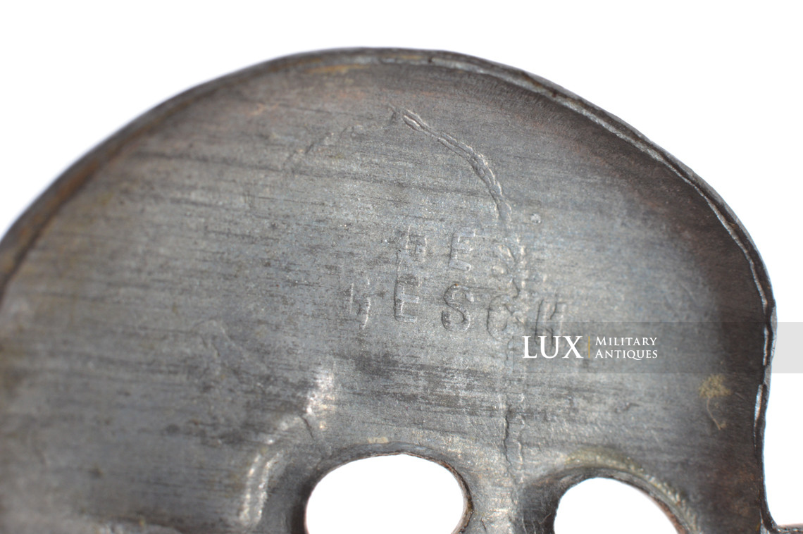 Tête de mort Waffen-SS de casquette, « Ges. Gesch » - photo 8