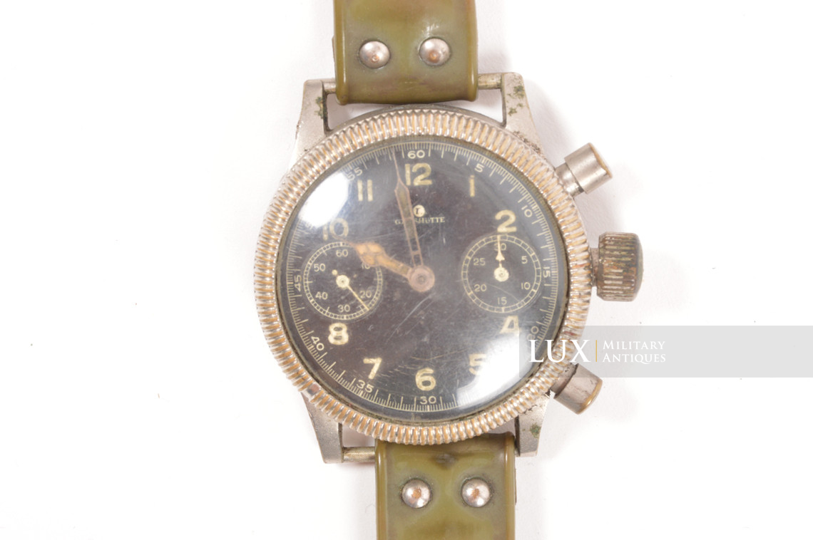 Rare montre chronographe de la Luftwaffe, « GLASHÜTTE » - photo 7