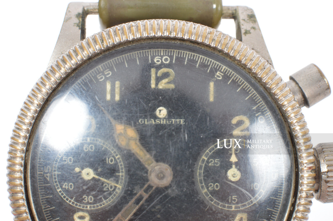 Rare montre chronographe de la Luftwaffe, « GLASHÜTTE » - photo 9