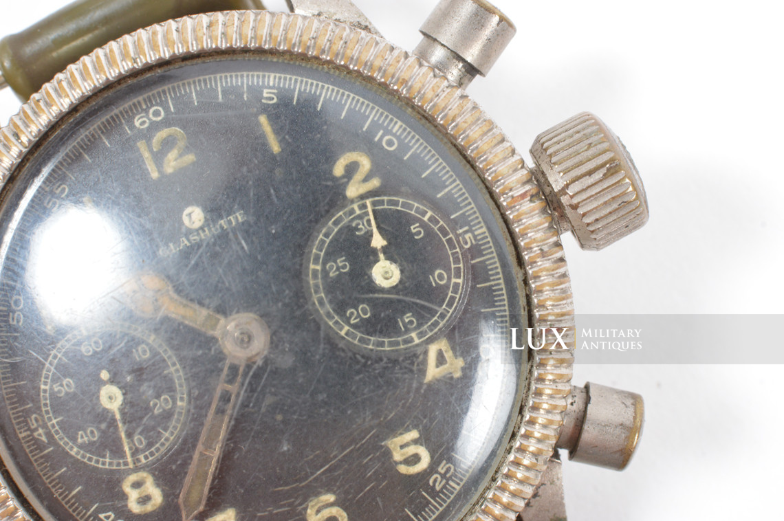 Rare montre chronographe de la Luftwaffe, « GLASHÜTTE » - photo 10