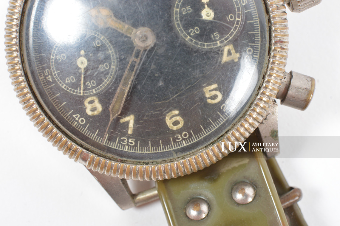 Rare montre chronographe de la Luftwaffe, « GLASHÜTTE » - photo 11