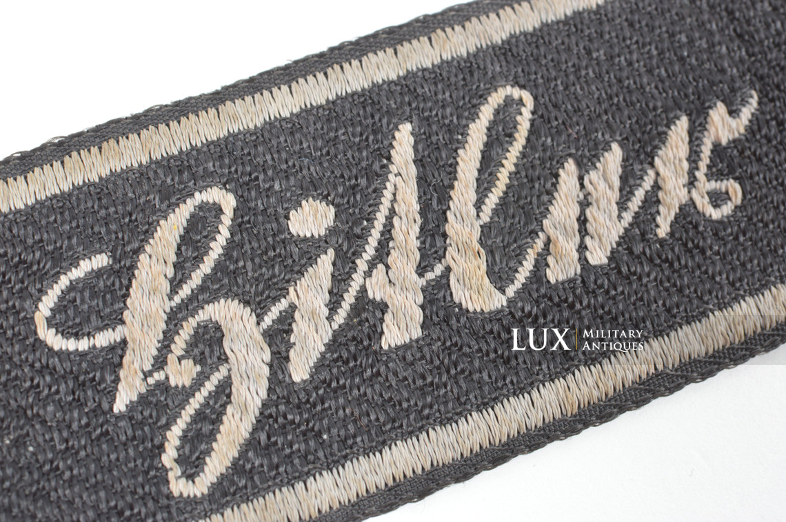 Waffen-SS Adolf Hitler cufftitle, « Stavelot - Ardennes » - photo 11