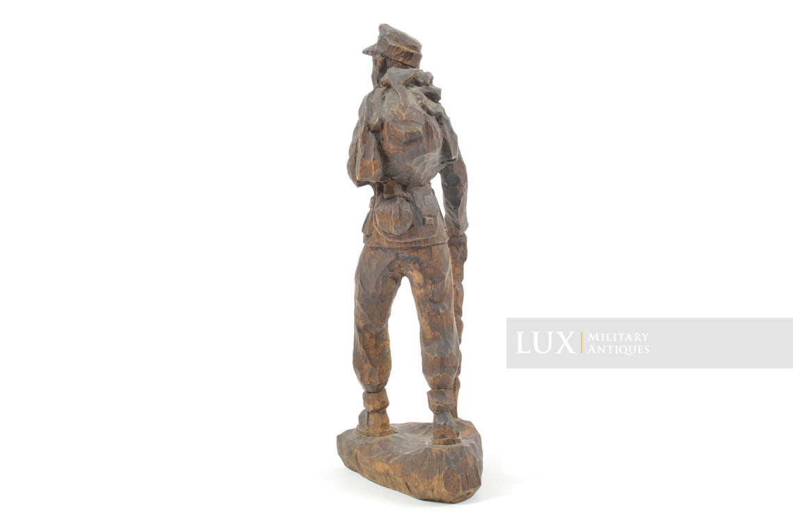 Statuette en bois sculptée, « Gebirgsjäger » - photo 8