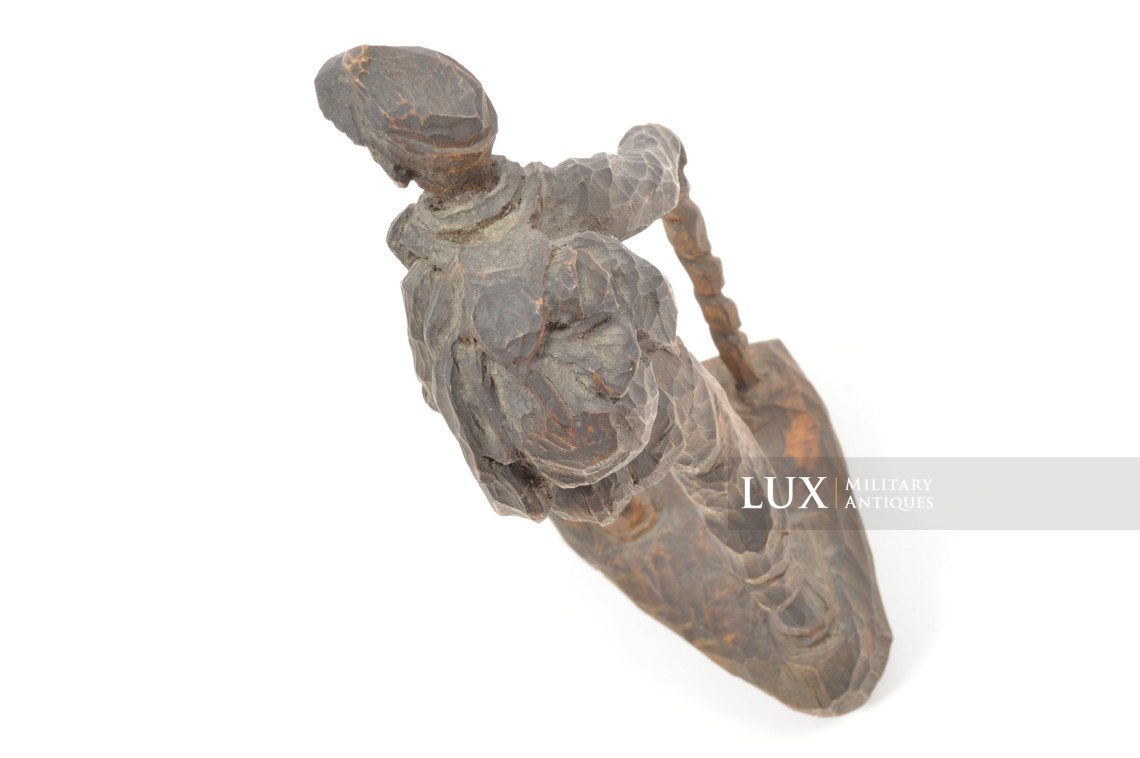 Statuette en bois sculptée, « Gebirgsjäger » - photo 10