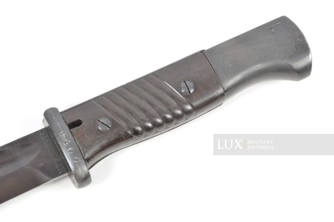Baïonnette allemande 98k précoce, « GEBR. HELLER 1939 » - photo 13