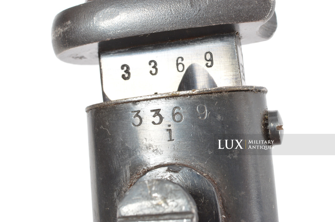 Baïonnette allemande 98k précoce, « GEBR. HELLER 1939 » - photo 26