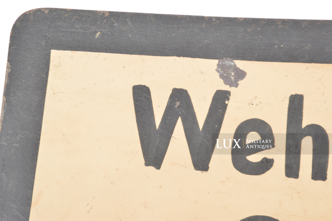 Rare German vehicle pennant, « HEERESSTREIFE / AOK » - photo 8