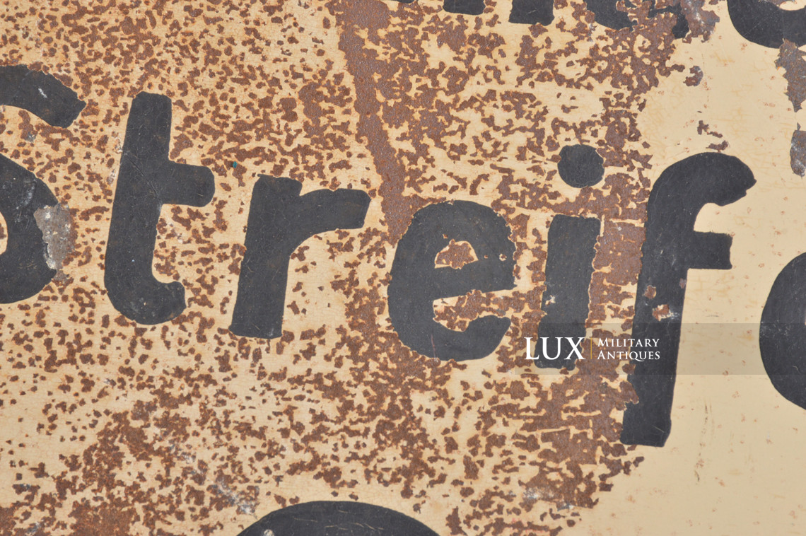 Rare German vehicle pennant, « HEERESSTREIFE / AOK » - photo 24