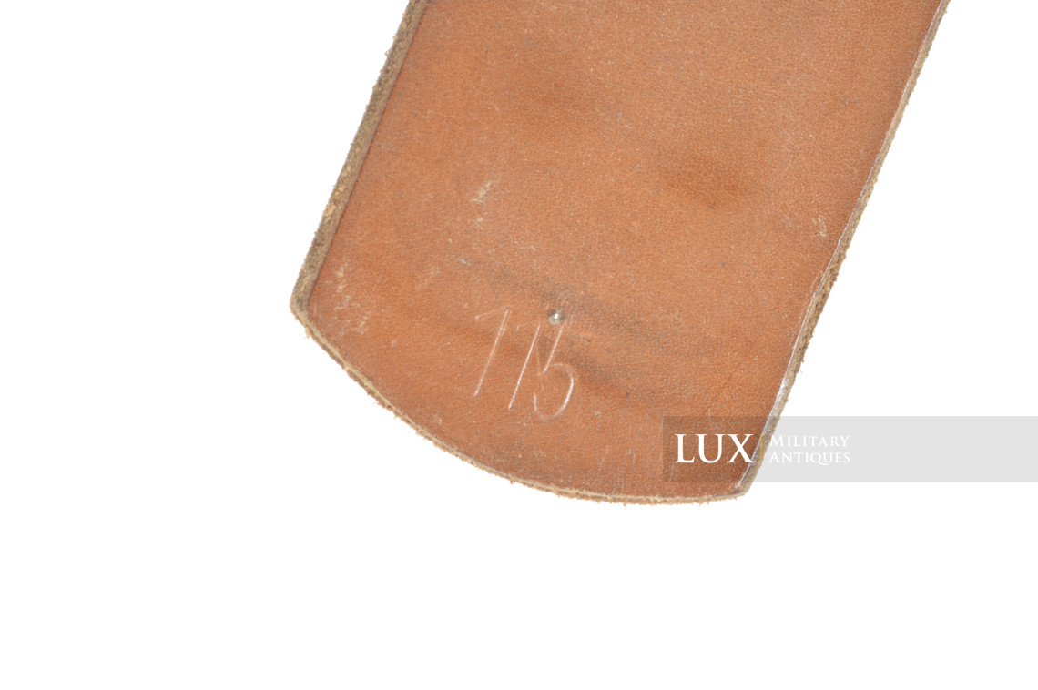 Cuir de ceinturon fin de guerre, « RBNr » - photo 13