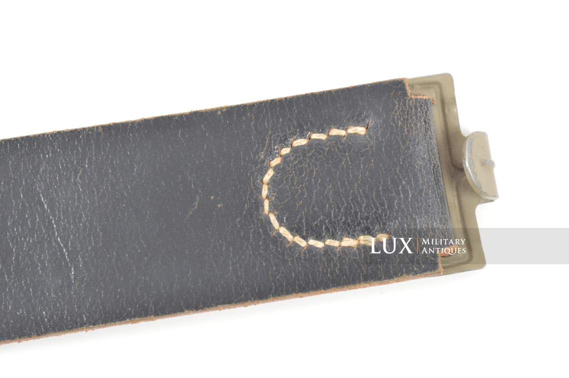 Mid-war Heer / Waffen-SS leather belt, « SVATOS PRAG » - photo 8