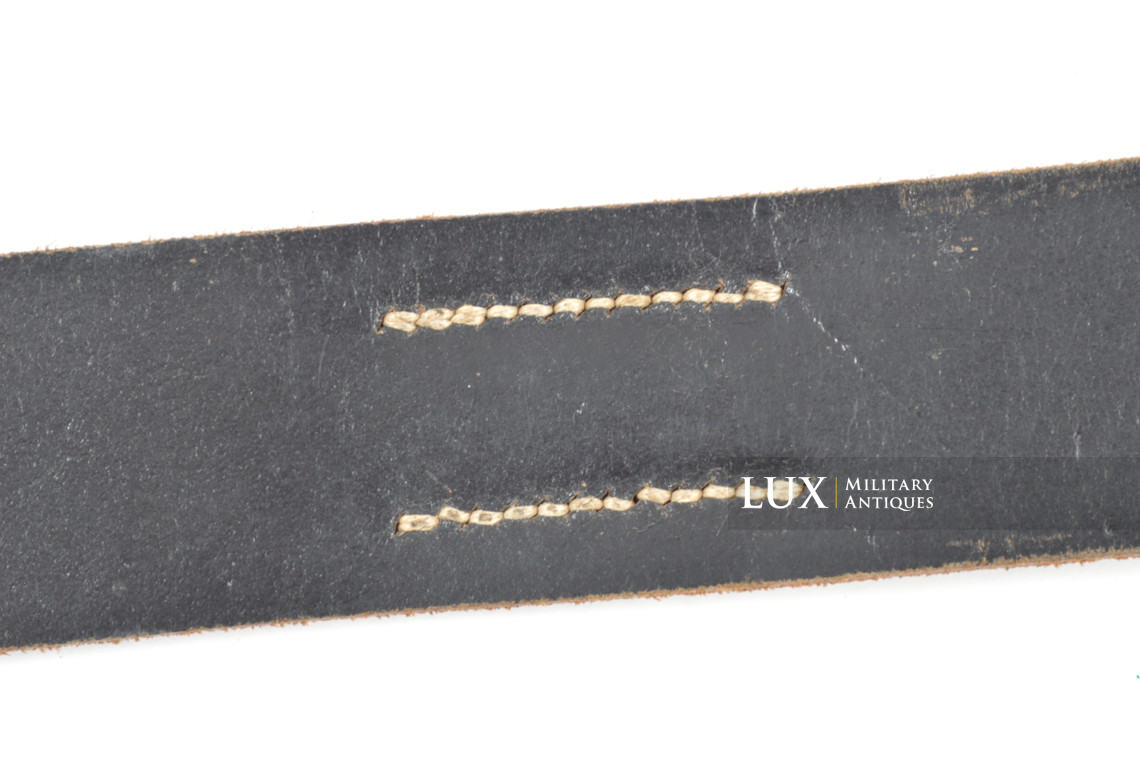 Mid-war Heer / Waffen-SS leather belt, « SVATOS PRAG » - photo 13