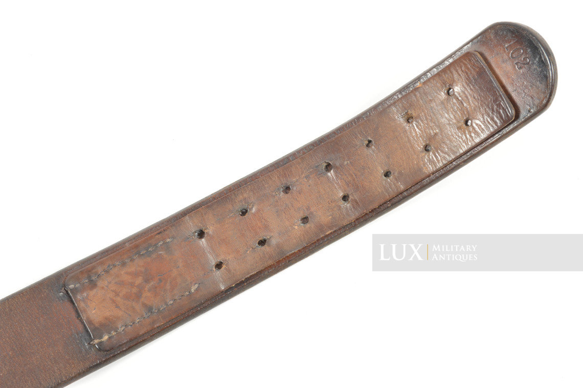Early Heer Panzer combat service belt, « 8.Pz.Rgt.31 II » - photo 15