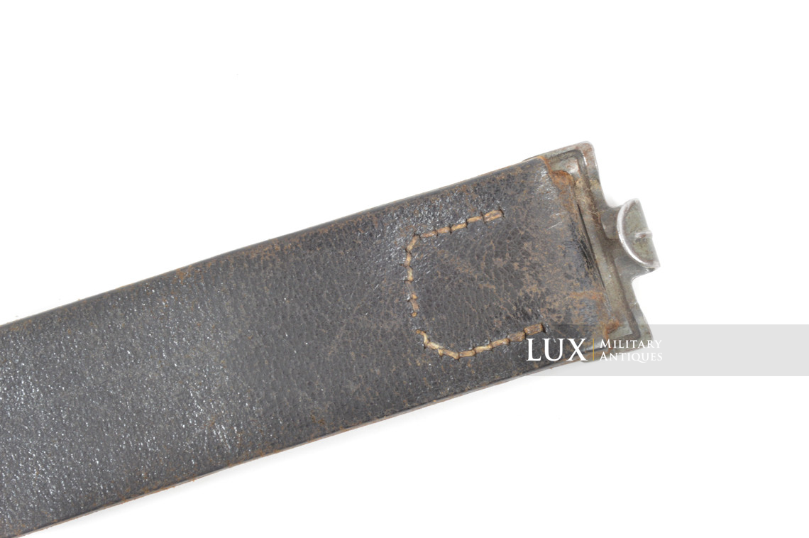 Cuir de ceinturon Heer / Waffen-SS milieu de guerre, « HEYDEN 1942 » - photo 8